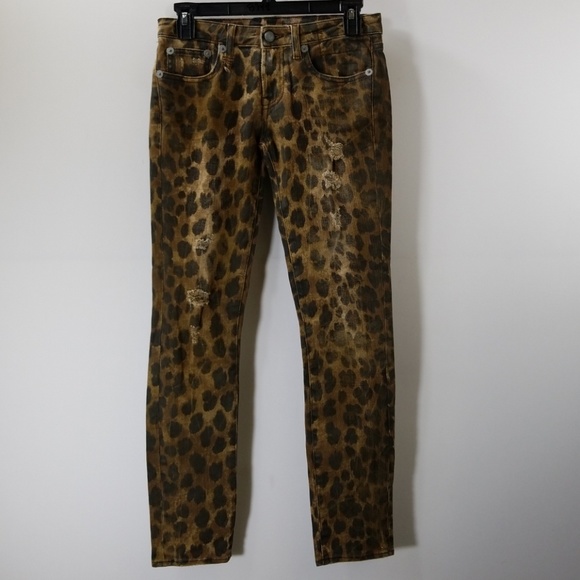 r13 leopard pants
